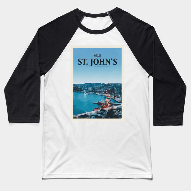 Visit St. John's Baseball T-Shirt by Mercury Club